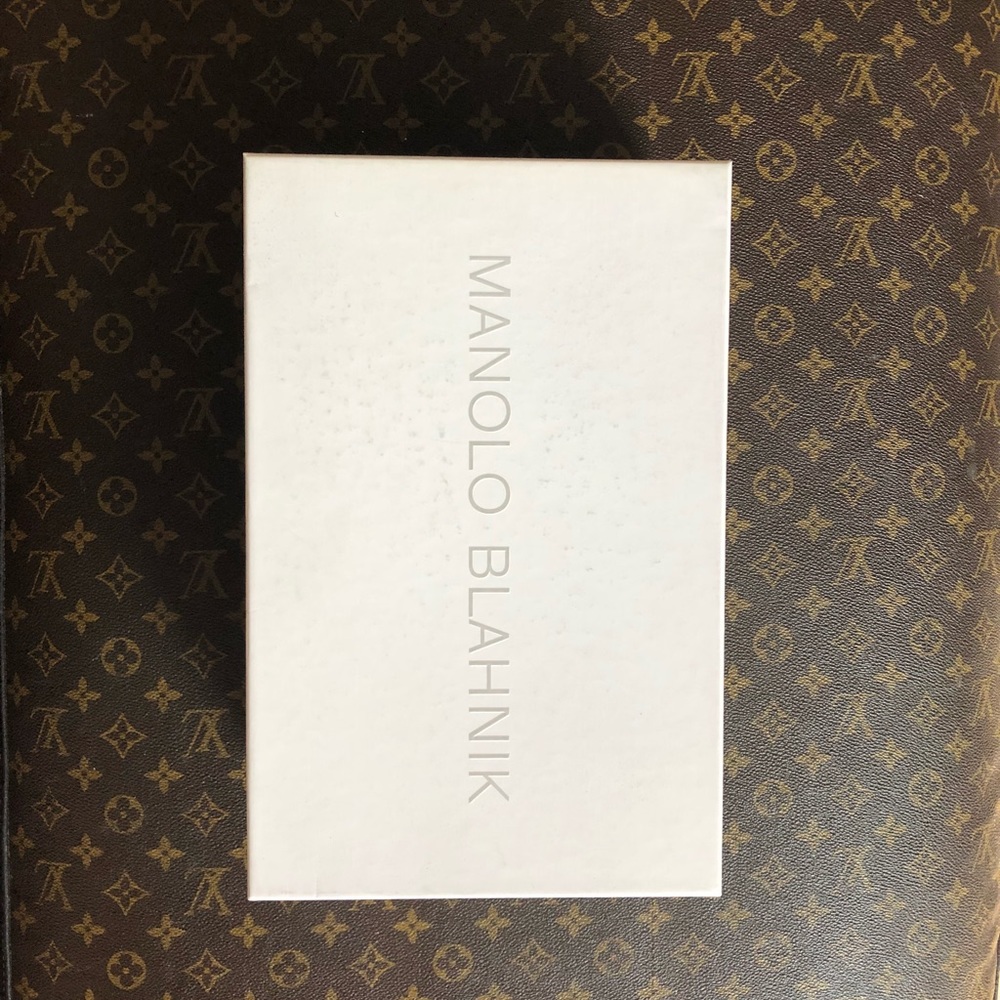 Manolo Blahnik feather shoes